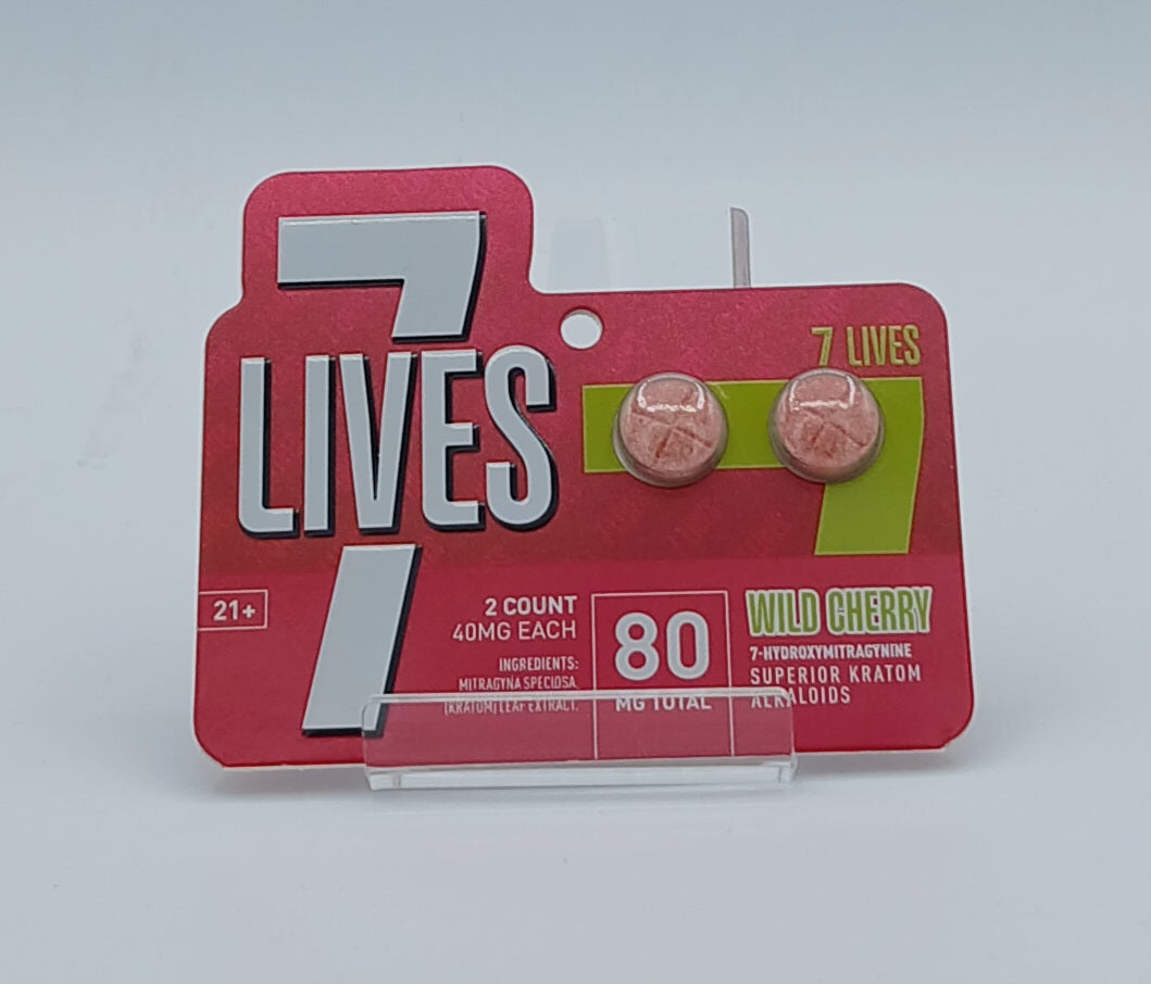 7-LIVES 7-HYDROXY 80MG CHEWABLE TABLETS (2CT/PACK) 