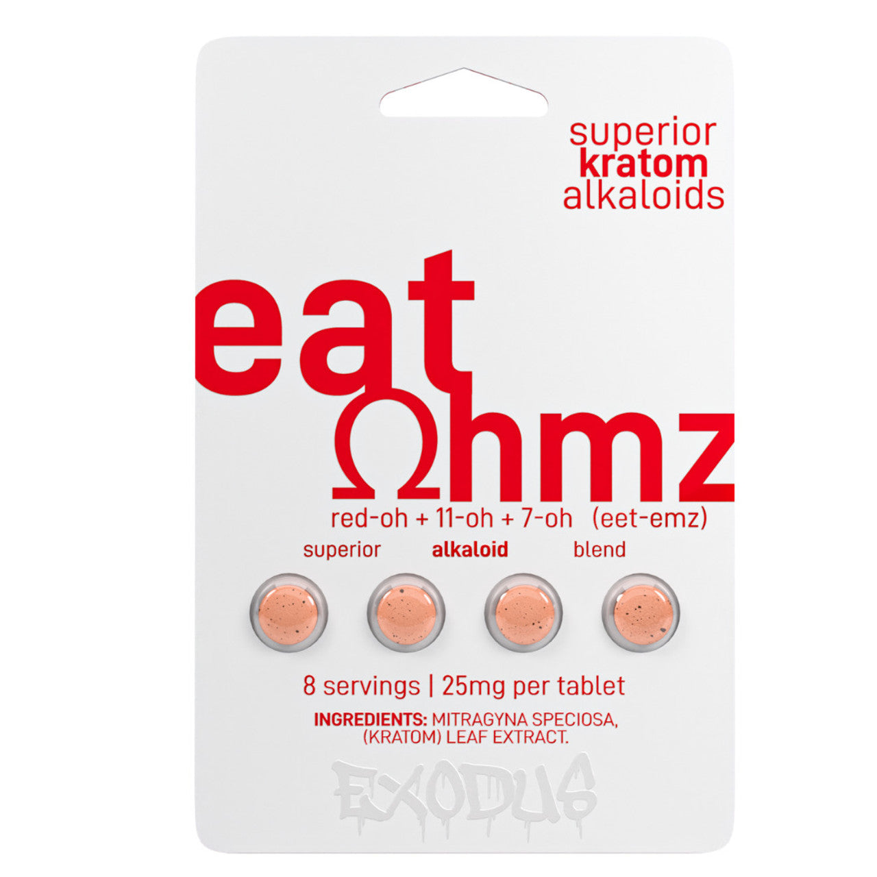 Eat Ohmz 7 Hydroxy Kratom Tablets