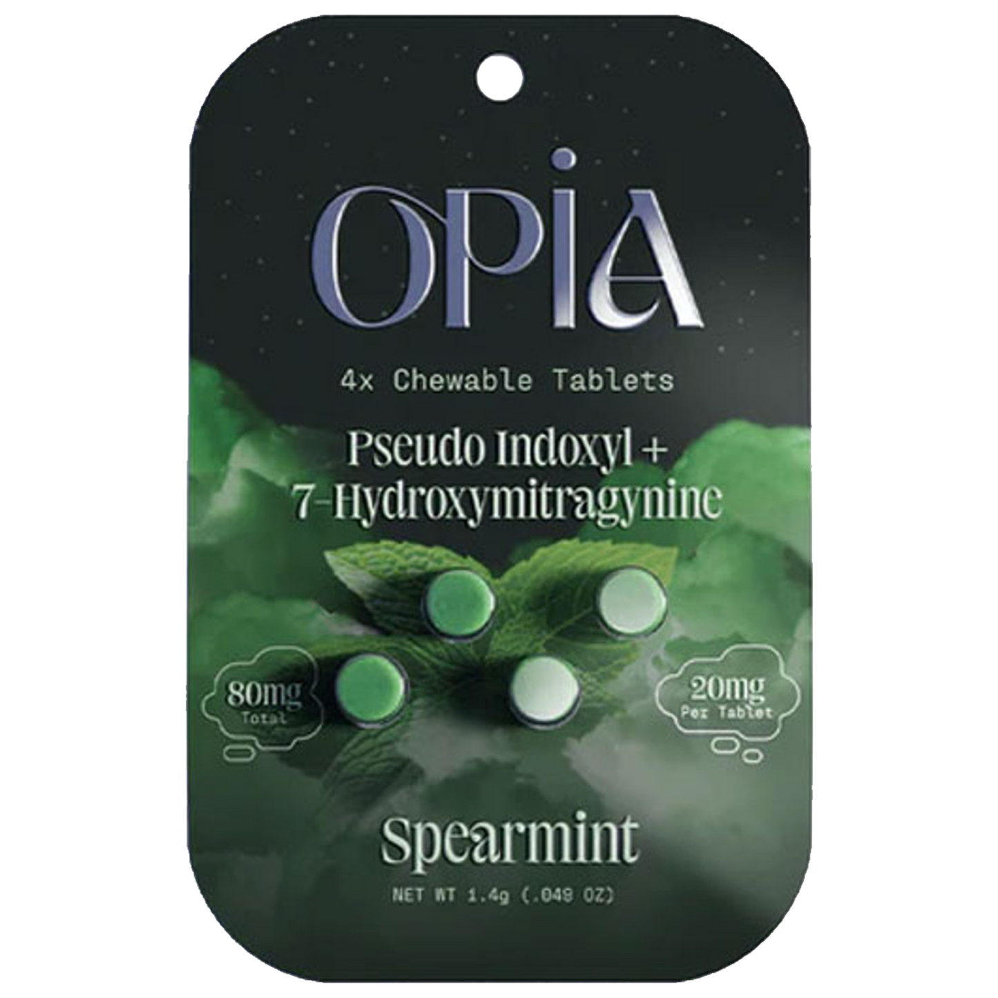 OPiA Pseudo Indoxyl + 7 Hydroxymitragynine 20mg Tablets 4ct