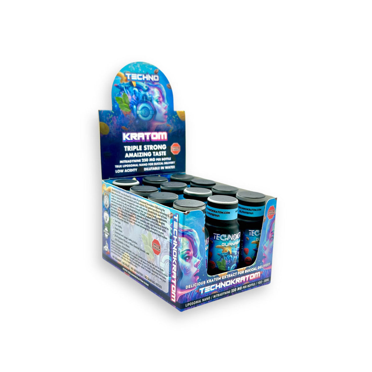 Techno Kratom Extract Liquid Shot 250mg 30ml