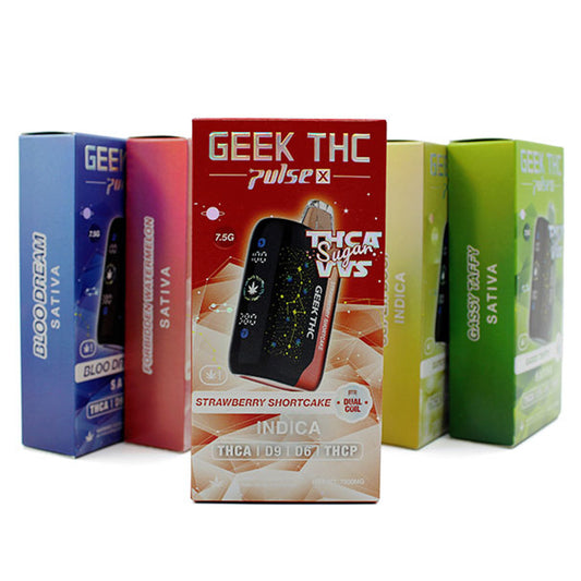 Geek THC Pulse X THCA Sugar VVS 7.5g Disposable